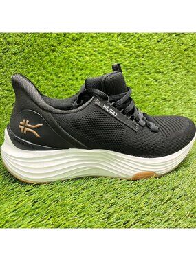 Kuru Atom 2 Womens Size 9.5 Black White Athletic Running Walking Shoes Sneakers